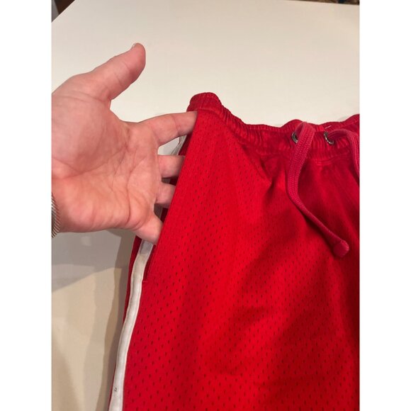 Aeropostale Red Mesh Drawstring Shorts 1987 Graphics S/P Lightweight & Breathabl - Picture 4 of 6